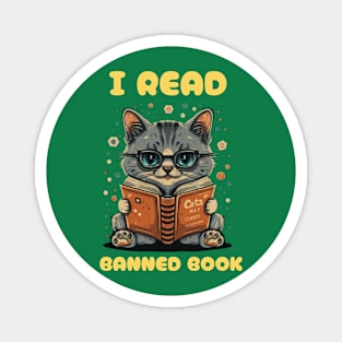 I read banned books Magnet